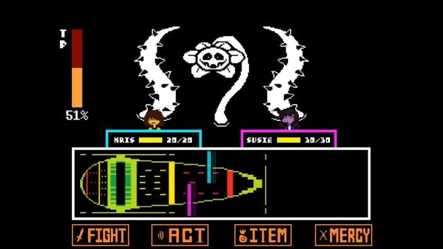 DELTATRAVELER - VS Flowey NO HIT battle in the ruins completed! | UNDERTALE & DELTARUNE Fangame смотреть онлайн