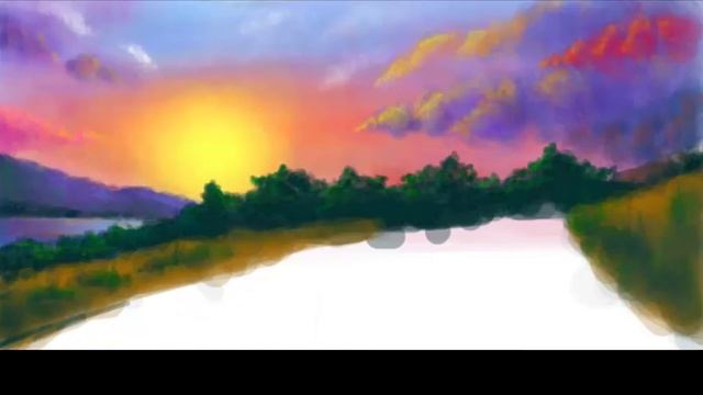 Граффити вконтакте "Дорога в лето" (Speed paint) смотреть онлайн