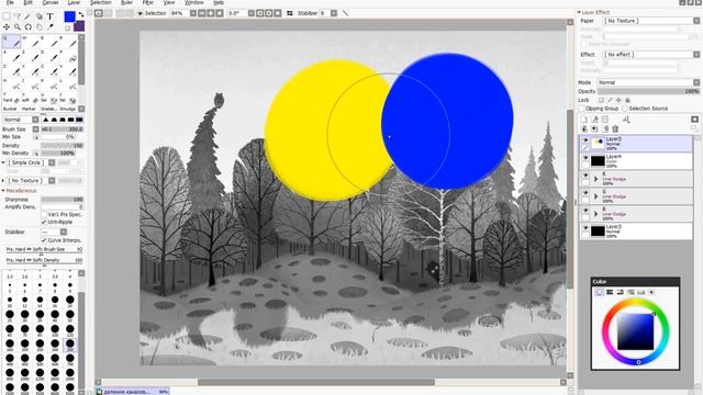 Paint Tool Sai 2 отделение каналов RGB и не только смотреть онлайн
