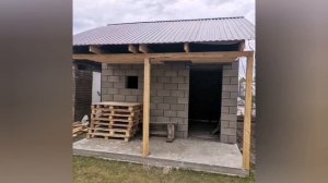 Баня 3х4 из блоков, чертеж. Парная, душ, умывальник.