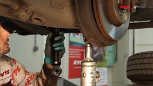 VW Transporter Multivan T5 - REAR - Задние амортизаторы KYB установка