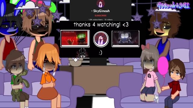 “FNAF 4 Kids + Bullies react to Evan/CC Afton” | FNAF FANDOM| FNAF 4 | 1/4 смотреть онлайн