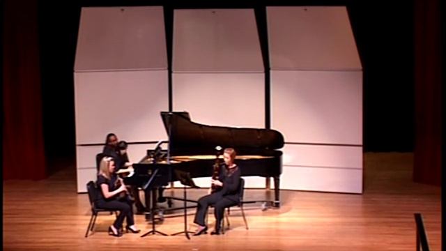 Poulenc Trio for Oboe, Bassoon and Piano, Movement 2 смотреть онлайн