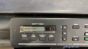 BROTHER DCP-T300 Print unable 35 error fix