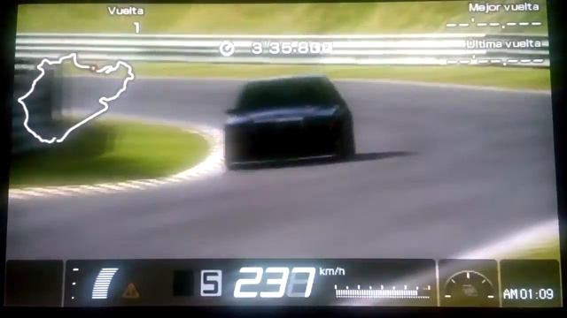 Gran Turismo PSP - AMG Mercedes 190 E Touring Car '92 / Nurburgring Nordshleife смотреть онлайн