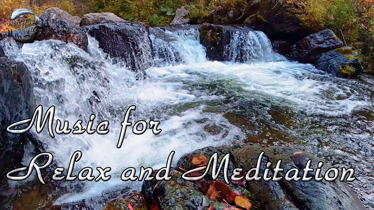 Музыка для Медитации со звуками реки и видом на прекрасный водопад (20 минут) смотреть онлайн