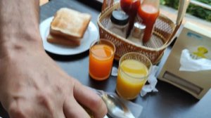 Замечательный завтрак в отеле Плюмерия резорт 3*. Паттайя.