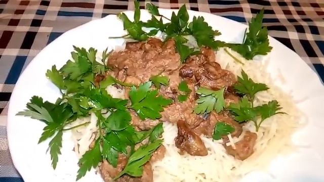 куриная печень с спагетти как быстро приготовить обед смотреть онлайн