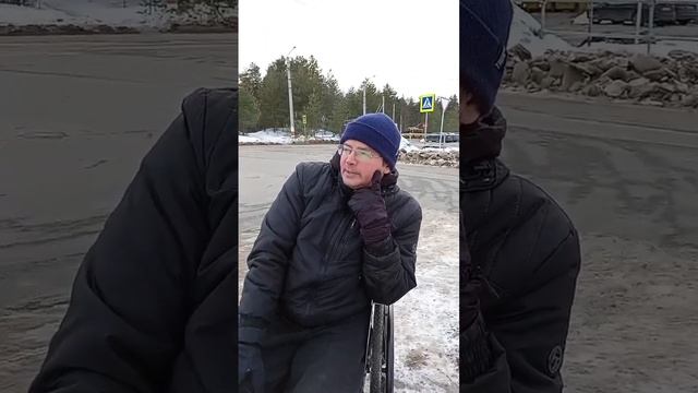 Зимой с тренировки #юмор #тренировка #зимойнаколяске смотреть онлайн