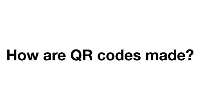 Are We Running Out of QR Codes? смотреть онлайн