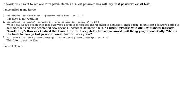 Wordpress: How to change lost password email text using custom plugin wordpress? смотреть онлайн