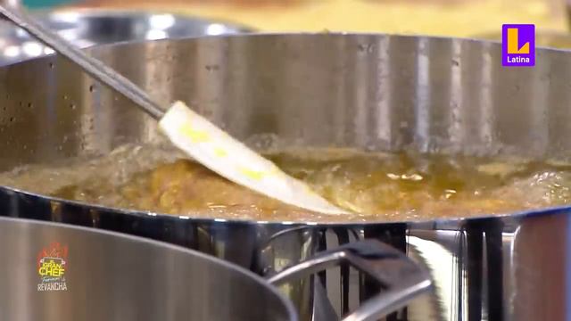 El Gran Chef Famosos PROGRAMA 13 de enero | Plato dos: Cuy Chactado con Kapchi de Habas | LATINA смотреть онлайн