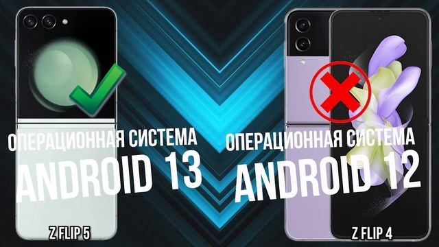 Samsung Galaxy Z Flip 5 против Galaxy Z Flip 4 смотреть онлайн