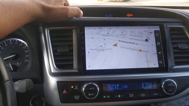 Toyota Highlander Android автомагнитола смотреть онлайн