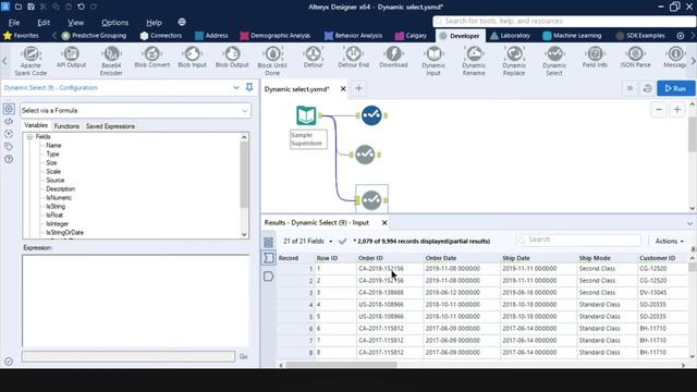 How to in Alteryx in 5 mins: Use the Dynamic Select Tool смотреть онлайн