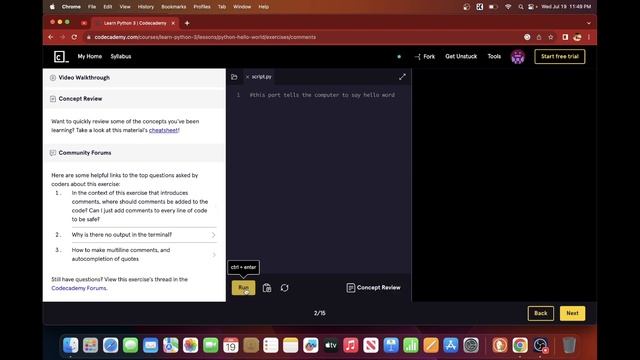 Hello Word Python 3 Basic смотреть онлайн
