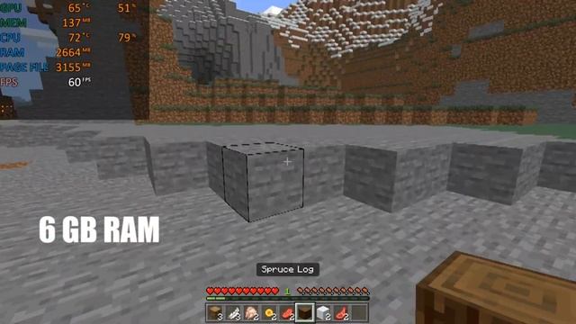 Minecraft - 2GB RAM vs 4GB RAM vs 6GB RAM vs 8GB RAM - 2021 смотреть онлайн