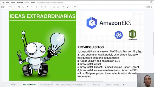 Creando un cluster kubernetes con EKS parte 1 y 2 смотреть онлайн
