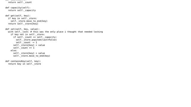 Code Review: Thread-safe LRU cache in Python (2 Solutions!!) смотреть онлайн