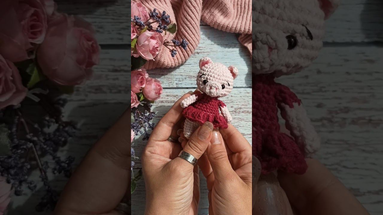 описание в телеге #мккрючком #crochet #игрушкивязаныекрючком #вязание #хобби #мкамигуруми #амигуруми смотреть онлайн