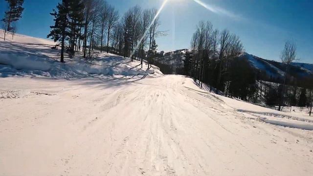 ОБЗОР склона "Вектор" в Алтайских Альпах смотреть онлайн