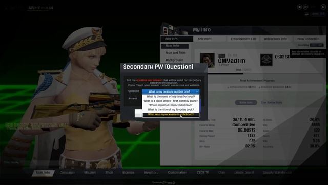 ?Counter-Strike Online 2 |how to set and disable 2nd password смотреть онлайн