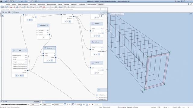 Allplan Visual Scripting - Creating a beam with different bar spacings смотреть онлайн