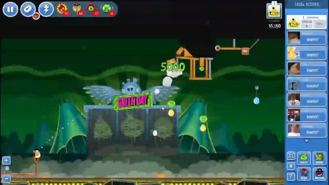 Angry Birds Friends - Green Day Level 6 Walkthrough 3 Stars смотреть онлайн