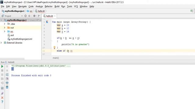 Kotlin Tutorial - Chapter (32): Kotlin if else if ladder смотреть онлайн