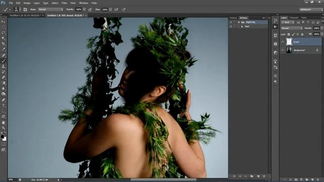 Night Fog Photoshop Action Tutorial смотреть онлайн