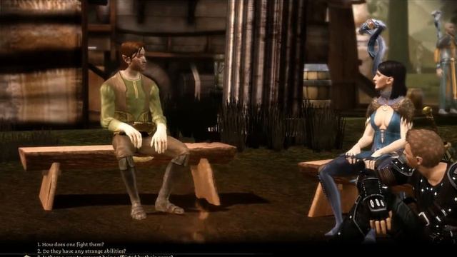 Dragon Age: Sarel talks to a Dalish PC about the werewolf curse смотреть онлайн