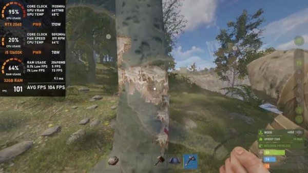 RTX 2060 | Rust - 1080p (Tested in December 2023)