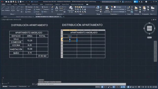 Autocad Crear tablas de datos en Autocad смотреть онлайн