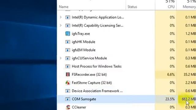 solve probleme COM Surrogate in windows 10 , 100% CPU and RAM смотреть онлайн