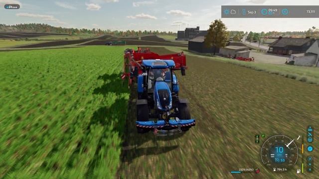 Finishing RED BEET harvest with NEW HOLLAND & DEWULF | Zielonka | Farming Simulator 22 | Episode 13 смотреть онлайн