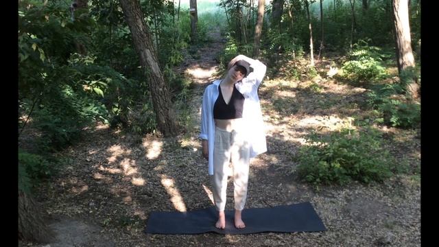 Йога за 5 минут (разминка) | занятия каждый день | LaLumiereYoga смотреть онлайн