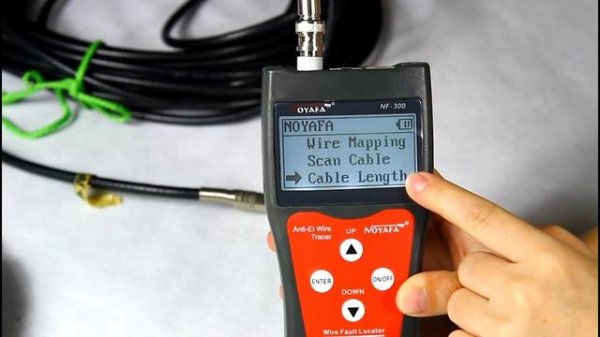 Network coax cable tester NF-300 | Tutorail