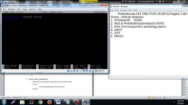 Debian 7.4 Konfigurasi DNS Squirrelmail Web Server NTP DHCP Proxy смотреть онлайн