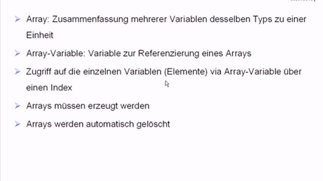 UE17-Arrays[-28-Zusammenfassung] смотреть онлайн