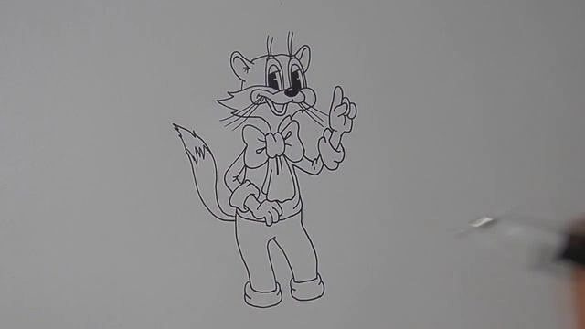 Как нарисовать КОТА ЛЕОПОЛЬДА, рисунки для детей/394/How to draw a CAT, drawings for children смотреть онлайн