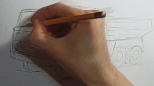 Как нарисовать КамАЗ  легко