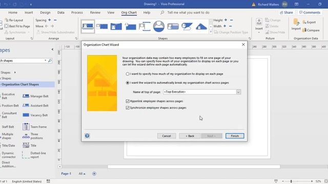 Importing Excel Data into an Organizational Chart using Microsoft Visio смотреть онлайн