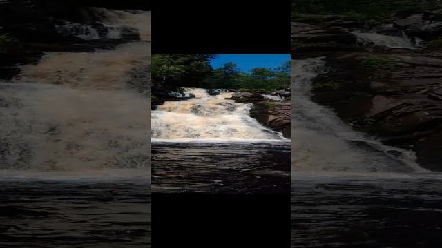 Водопад белые мосты Карелия#водопад#карелия#белыемосты#река#природа