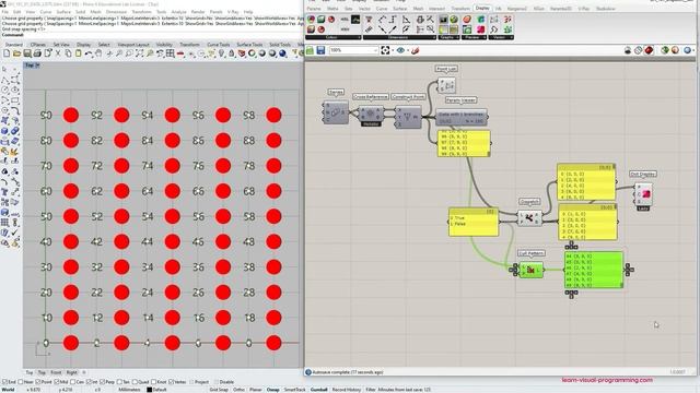 Grasshopper 101: Data Filtering | #04 Dispatch & Sift Pattern смотреть онлайн