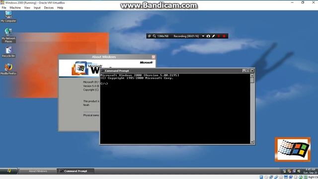Windows 2000 in VirtualBox смотреть онлайн