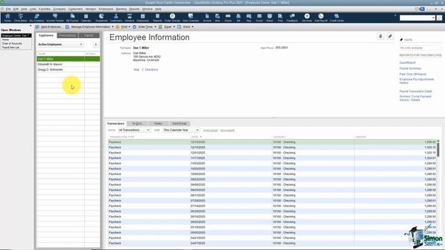 How to Use Payroll in QuickBooks 2021 - Payroll QuickBooks Tutorial смотреть онлайн