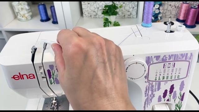 ELNA HM1606. Заправка верхней нити