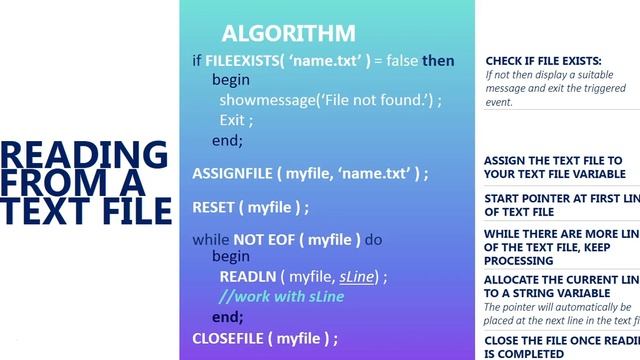 Text Files in Delphi - Reading from a text file смотреть онлайн