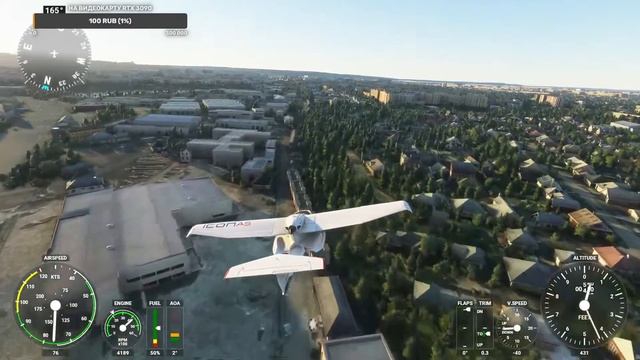 flight simulator 2020 ( Нижний Новгород и его окрестности) смотреть онлайн
