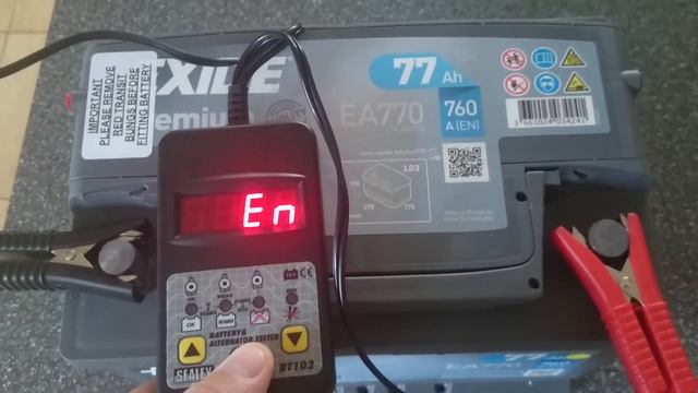 sealey BT102 tested brand new Exide Premium Car Battery 77Ah (EA770) смотреть онлайн